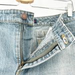 American Eagle Outfitters Womens Y2K Preppy Cinch Back Denim Mini Skirt Size 8 Photo 5