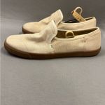 Toms  Cream Slip-On Loafers size 9 women’s Clemente canvas material natural Photo 3