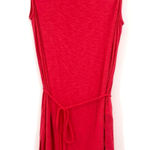 Dolan Size‎ XS Dress Red Sleeveless High Neck Drawstring Waist Mini Stretch Photo 0