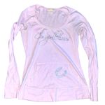 American Vintage Pink Long Sleeve Top with Front Pocket Photo 0