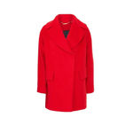 Trina Turk  Women's‎ Red Wool Overcoat Size 4 Winter Long Coat Photo 3