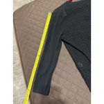 Dana Buchman  Women’s Black Long Sleeve Sweater Cardigan with Lace Back - Size L Photo 9