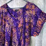 MIB PlusSize.com Purple & Tan Short Sleeve Dolman Style w/Pockets Mini Dress Top Size undefined Photo 2