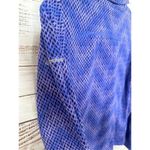 Columbia  Women's Geometric Long Sleeve Glacial Pullover Sweater Purple Sz Medium Photo 8
