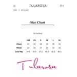 Tularosa Cream Embroidered Chiffon Top Sz.XS Photo 2