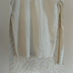 Cyrus NWT  KNITS criss cross front sweater cream brand new M Photo 2