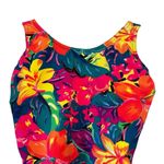 One Piece Vintage Gantner of California Tropical Floral Print Swimsuit Photo 7