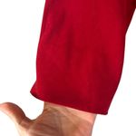 Jessica Howard  Red Embroidered Floral Opened Front Blazer Jacket Women Sz 12P Photo 5