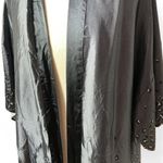Victoria's Secret Victoria's‎ Secert Black Silk Elegant Kimono Cover Up Robe Photo 1
