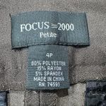 Women’s FOCUS 2000 Petite Dress Pants Size 4P Photo 3