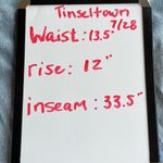 Tinseltown  High Rise Straight Leg Jeans Destroyed Womens 7 Photo 8