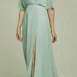 David's Bridal AW Vickie Bridesmaid Prom Formal Special Occasion Wedding Guest Dress, 12, Green Photo 0