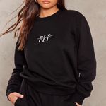 Pretty Little Thing Black sweatshirt Photo 0