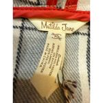 Matilda Jane NWT Womens XS Black Grey Plaid Check It Twice Jacket Sweater Coat Photo 3