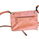 Nicole Miller Coral Crossbody Bag with Embossed Design Pink Photo 2