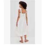 Free People  Primavera White Eyelet Midi Dress - Small (New) Photo 2