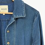 Sézane Will Organic Cotton Button Down Denim Jacket | Sz Small | Indigo Blue Photo 7