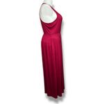 Boutique Womens Maxi Dress Sleeveless Tank Top Elastic Waist Scoop Neck Red 2XL Photo 2