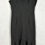 Lulus  Midi Dress Womens‎ Small Black Sleeveless Ruffle Dark Feminine Lolita Boho Photo 0