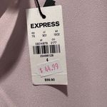 EXPRESS  Pale Pink Bermuda Extreme High Rise Belted Shorts Size 4 NWT Preppy Photo 2