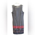 Mario Serrani  Italy Geometric Print Sheath Dress‎ Size 12 NWOT Photo 10