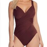 MiracleSuit  Rock Solid Revele One Piece Underwire Swimsuit in Tamarind Brown Photo 0