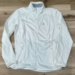 Salomon Sense Running White Athletic Jacket Women’s Medium Photo 1