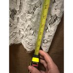 Lovers + Friends  Tilly Midi Dress Size XS White Lace Trimmed Photo 3