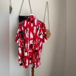 Susan Graver  Style Asian Japanese Ladies Print Button Top Shirt, Size XL Photo 1