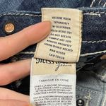 Miss Me Cow hide Crystal Studded Blue Denim JW5915S Boot Cut Stretch Jeans 29 Photo 12