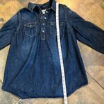 Liz Lange  Maternity Denim Blue Front Pockets Size Medium Photo 4