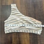 ALBION FIT  Blue Striped Swimsuit Crop Size XL Photo 3