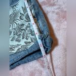 LUNIK  Unique Floral Patchwork Women’s Jean Denim Shorts Size Large Photo 4