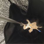 Maurice's  Women’s Sz Medium Black/White Cold Shoulder Elastic‎ Waist Dress Photo 5