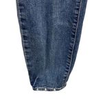 Paige  “hoxton crop” torn back hem Midrise medium wash distressed jeans Sz 29 #71 Photo 9