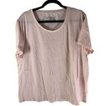 Eddie Bauer Sleepwear Womens T Shirt Scoop Neck Short Sleeve Light Pink XXL Photo 0