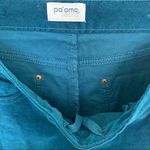 Pajama jeans teal blue corduroy jeans‎ size small Photo 4