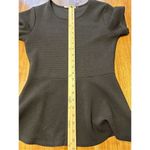 Caution to the Wind Womens Black Short Sleeve Peplum Blouse Size Small Photo 5