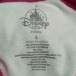 Disney Parks White Retro Stripe Castle Pullover Hoodie Front Pocket Size L Photo 4