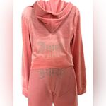 Juicy Couture bling velour Tracksuit Set pink lemonade peach Salmon size M Photo 1