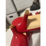 Cider NWT  Point Toe Slingback Heels Patent Red Size 36 (US 6) Strappy Photo 15
