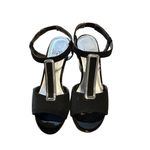 Impo NEW  Wedge Vivette Womens Black Slingback Sandals Size 9.5 Sku 2142 Photo 1