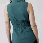 Athleta Levitate Poplin Tank Top Borealis Green 1X Photo 1