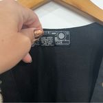 Vintage AGAPO‎ embroidered vest 100% cotton women’s SIZE MEDIUM Black Photo 4