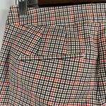 Boden 7/8 plaid orange brown pants size 6 petite Photo 6
