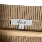 Rails  Piper Tan Long Sleeve Cashmere Blend Henley Sweater Size Large Photo 6