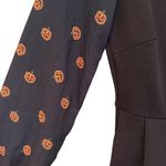 Smak Parlour Pumpkin Print Halloween Dress Women's Small Black Retro Whimsigoth Photo 8