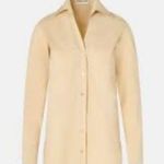 Chiara Boni LA PETITE ROBE Atena Slim Fit Blouse in Light Khaki sz 42 US 6 Photo 1