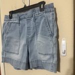 One 5 One  Denim Shorts sz M pockets mom casual blue jean High Rise Photo 1