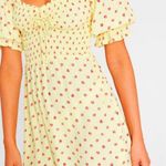 Faithfull the Brand NEW Faithfull Sage Mini Dress Santa Maria Floral Puff Sleeve Fit & Flare Skater Photo 2